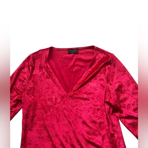 Velvet Fliral top - Picture 3 of 4